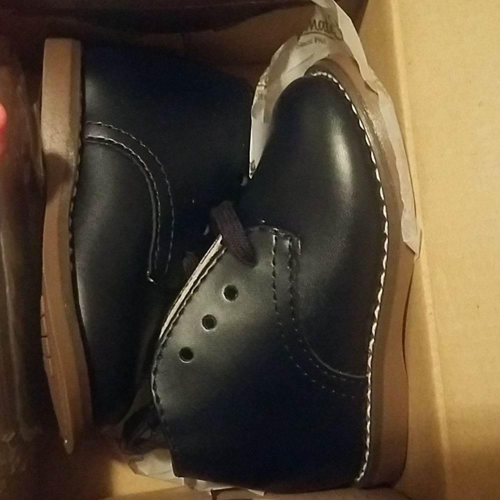 Navy Footmate 2.5c walking shoes